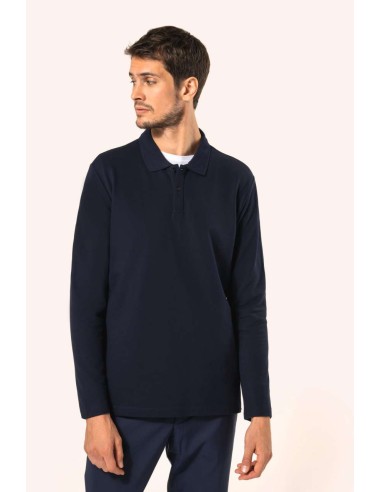 KAR-PK202-MEN'S LONG-SLEEVED SUPIMA® POLO SHIRT